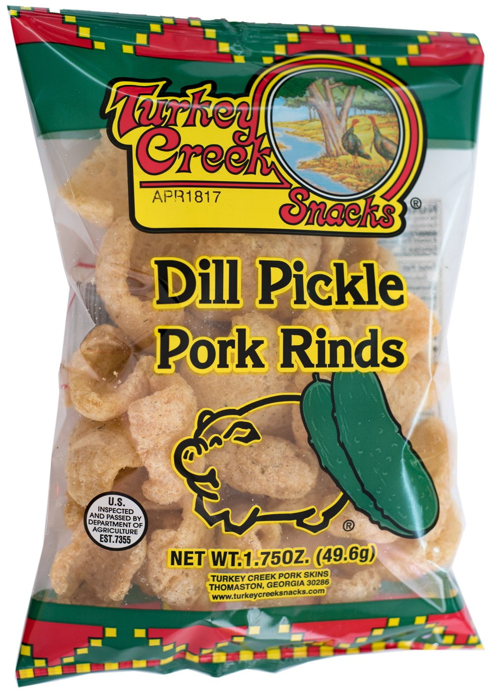 Turkey Creek America's Best Pork Skins offers Dill Pork Rinds