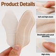 thumbnail image 3 of 30 Pairs Heel Pads Heel Grips Anti Slip Heel Cushion Heel Protectors Heel Inserts for Loose Shoes Heel Liners Cushions Heel Grips Prevent Too Big Shoes from Heel Slipping, Rubbing, Blisters, 3 of 5