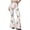Pink, variant on EANJE Christmas Women's Pants Christmas Holiday Printed High Rise Lightweight Flare Trousers Bell Bottom Stretch Fabric Long Trousers Trendy Autumn Daily Clothing Green 2XL