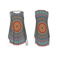 thumbnail image 7 of Pofeuu Mandala Print Women's Sleeveless Dress, Loose Fit Summer Dress, Casual Tank Dress for Women, 7 of 7