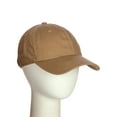 thumbnail image 6 of D&I Plain Dad Hat 100% Cotton Unstructured Hat Unisex Adjustable Strap - Khaki, 6 of 8