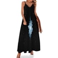 thumbnail image 1 of Vestido sin mangas Star Fissure Ropa femenina Vestido para embarazadas Vestido de fiesta elegante para mujer 2024, 1 of 7
