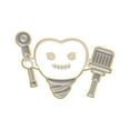 thumbnail image 1 of LYMAYTER Exquisite Tooth Badge Cartoon Oral Enamel Pin - Funny Tooth Shape, for Dentist Lapel, 1 of 7