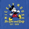 thumbnail image 2 of Men's Mickey & Friends One and Only 1928  Graphic Tee Royal Blue X Large, 2 of 4