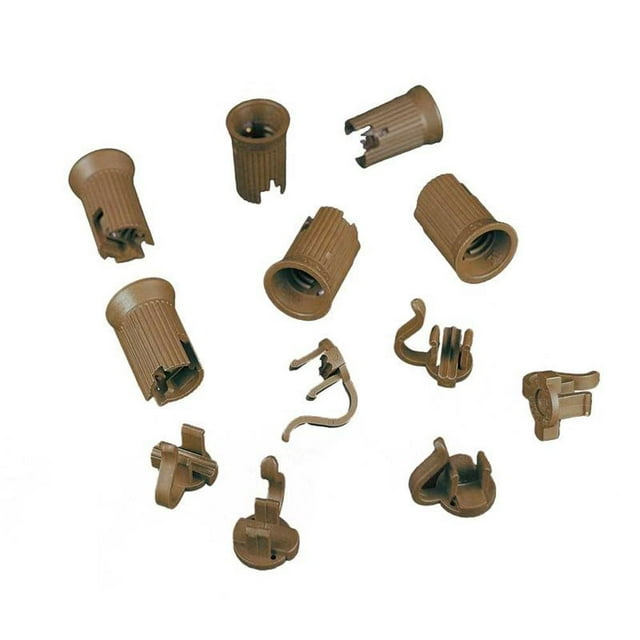 Novelty Lights Lot de 50 Douilles de Remplacement C9, Marron, SPT-1