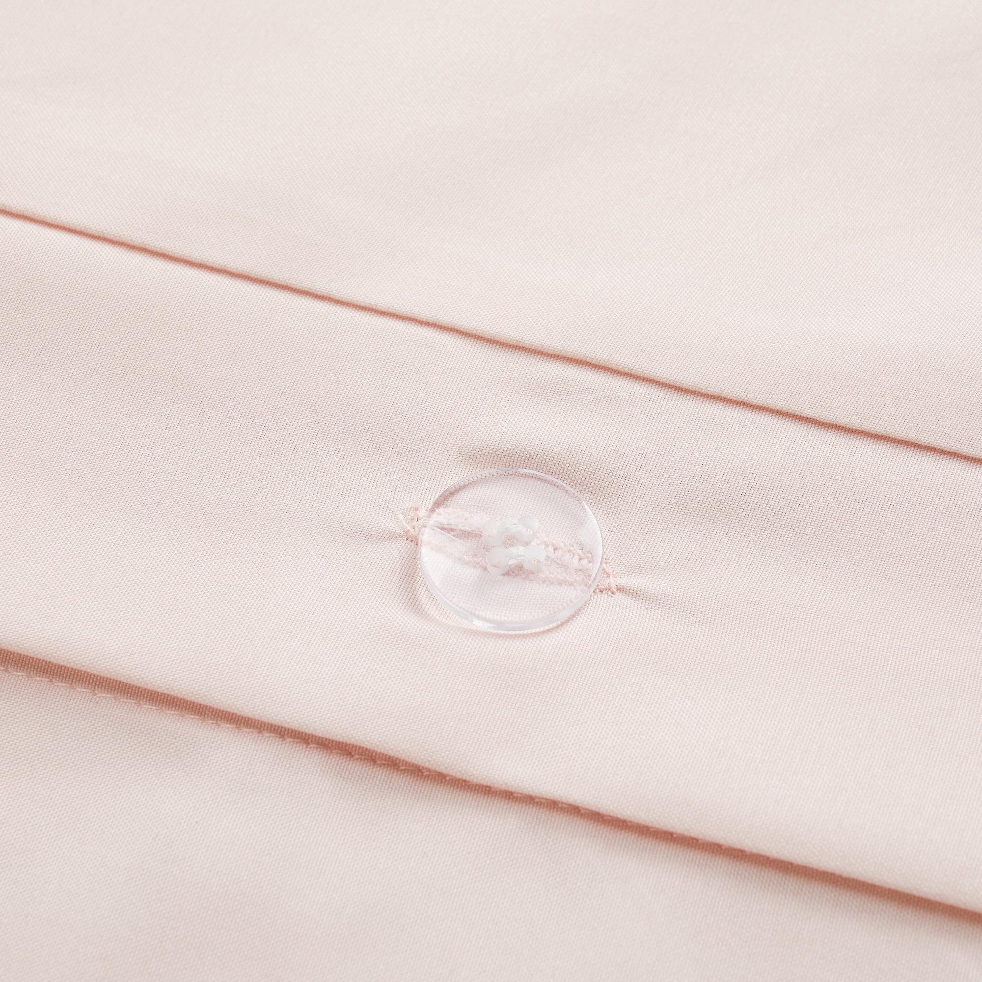 Serta Simply Clean Pleated 3-Piece Solid Duvet Set, Pink, Full/Queen