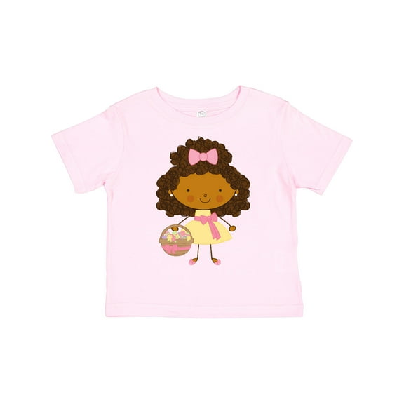 Inktastic Easter African American Girl Girls Toddler T-Shirt