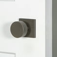 thumbnail image 2 of Viaggio Qadmlnclo_Dd Motivo Solid Brass Non-Turning Two-Sided Dummy Door Knob Set - Nickel, 2 of 7