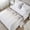 Grey, variant on Navy Blue Ombre Botanical Bed Runner, Satin Bed Throw Runner for King Size Beds, Watercolor Pastoral Leaf Rustic Decorative Bedding Scarf for Bedroom Hotel Wedding Room Guestrooms 102"x20"