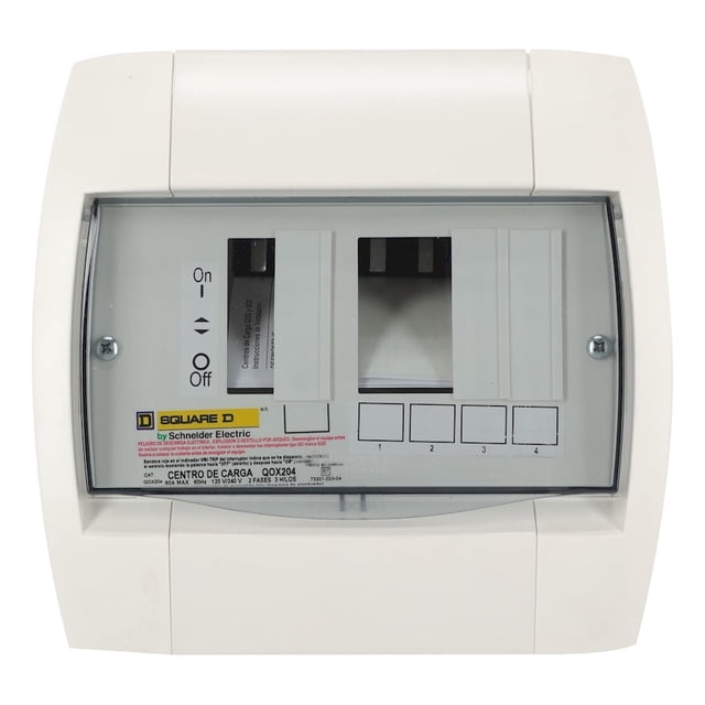 Centro de Carga Schneider QOX 2+4 SP 1F 3H Marfil
