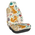 thumbnail image 1 of Fotbe Whimsical Fox Floral Garden Funda para Asiento de Auto con Estampado – Impermeable y Antisudor – Ajuste Universal, Lavable a Máquina, Antideslizante (1 Pieza), 1 of 5