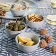 thumbnail image 6 of over&back Coupe Miniature Bowl Set - Stoneware Dishes - Comes with 4 Mini Bowls - Easy-to-Stack All-Occasion Place Settings - 4.3" x 4.3" x 2.3" - 9oz - Semi-Matte Fog Blue, 6 of 6
