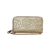 Womens Floral Clutch Wallet - Pink