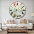 thumbnail image 2 of Designart 'Country Flower Bouquet' Cabin Wall Clock, 2 of 4