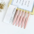 thumbnail image 4 of 5 Pack Black Quick Dry Gel Pens, Minimalist Office and Writing Pens, Retractable Ballpoint Pen Set for Note Taking and Daily Use Gift, 4 of 6
