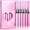 pink, variant on CCOCC Straight Liquid Ballpoint Pen, Fine Point(0.5mm), High Capacity Black Water Pen writing pens, 6-Count Pack, Cute Exam Fast Drying Pens for Office Supplies (Green)