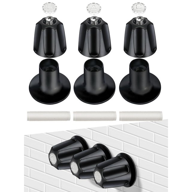 Set de pomos de ducha metálicos Sousac para Price Pfister Verve 14 cm
