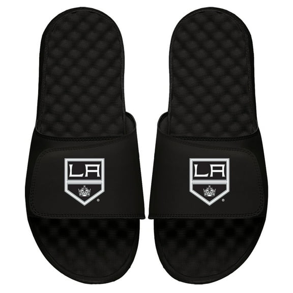 Men's ISlide Black Los Angeles Kings Primary Logo Slide Sandals