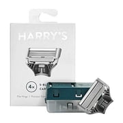 4-Pack Harrys German 5-Blade CARTRIDGES Razor Refills Precision Trimmer Flex HI