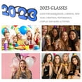 thumbnail image 2 of MasteelfCA 4 Pcs Lunettes de Fête du Nouvel An 2023, 2 of 8