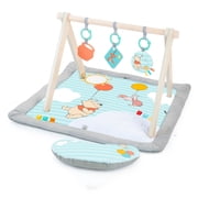 Bright Starts Disney WINNIE THE POOH Once Upon a Tummy Time Activity Gym, Blue, Newborn