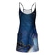 thumbnail image 4 of ICHUANYI Clearance Women's Casual Color Suspender V-Neck Pullover Sleeveless Dress(Navy, M) ICHUANYI WER2023081510703, 4 of 5