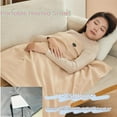 thumbnail image 3 of Favorite Portable Heated Shawl for Women, Cordless Electric Heated Wrap with Soft Fleece and Zipper, Rechargeable Heating Blanket for Home, Office, and Travel Use, 3 of 6