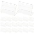 thumbnail image 1 of Shisuyan Place Card Holder Acrylic 25Pcs 2.95X2.16X1.18in, 1 of 9