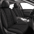 thumbnail image 5 of Car Seat Cover Fit for Buick Enclave 2017-2025 Waterproof Leather Seat Covers Car Seat Protector Compatible Airbag Black,Front Set( 2 Seats), 5 of 8