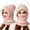 A114 Pink, variant on 2 in 1 Beanie Windproof Knitted Ski Mask Facemask for Cold-weather Cold Weather Balaclava Neck Mask Hood Fleece Balaclava Snowboard Mask Motorcycle Bike Cycling Beige One Size