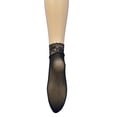 thumbnail image 4 of Baikeli Black Mesh Ankle Socks Breathable Nylon Sheer Socks Lightweight Ankle Socks for Women Black Free Size, 4 of 6