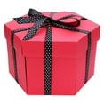 thumbnail image 2 of WDOplteas Explosion Box Hexagonal DIY Álbum Fotos Scrapbooking Bomb Box Gift (Rojo), 2 of 9