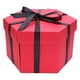 thumbnail image 2 of JShteea Explosion Box Hexagonal DIY Álbum Fotos Scrapbooking Bomb Box Gift (Rojo), 2 of 9