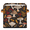 Multicolor 3, variant on CURLYOOT Animal Red Eyed Frog 11 x 11 Inch Cube Storage Bin, Fabric Storage Cube Foldable Basket with Leather Handles, Organizer Basket for Closet Shelves