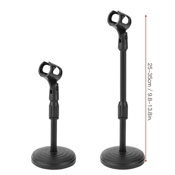 Desktop Microphone Stand, Short Mic Stand Disc Microphone Stand With Microphone Mic Stand For Desktop Microphone