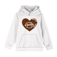 thumbnail image 5 of Odeerbi Teen Boys Hoodies Fall Winter Pullover Hooded Sweatshirts 4-14 Years Children's American Football Printed Long Sleeve Top Sweatshirt Teen Clothes White, 5 of 5