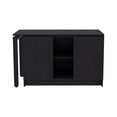 thumbnail image 2 of Alfie Rotable Desk 72 Wide Engineered Wood Black, 2 of 8