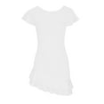 thumbnail image 6 of Edvintorg Mini Dresses For Women Summer Sexy Solid Casual Round Neck Short Sleeve Ruffles Dress Vacation Outfits For Women On Clearance, 6 of 6