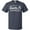 Navy Blue, variant on From Santa Fe New Mexico in White Distressed Text T-Shirt