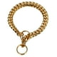thumbnail image 2 of Pet Choke Chain Gargantilla Collar Dorado 40cm / 45cm / 50cm / 55cm / 60cm / 65cm para perro mascota - dorado, Los 40cm, 2 of 9