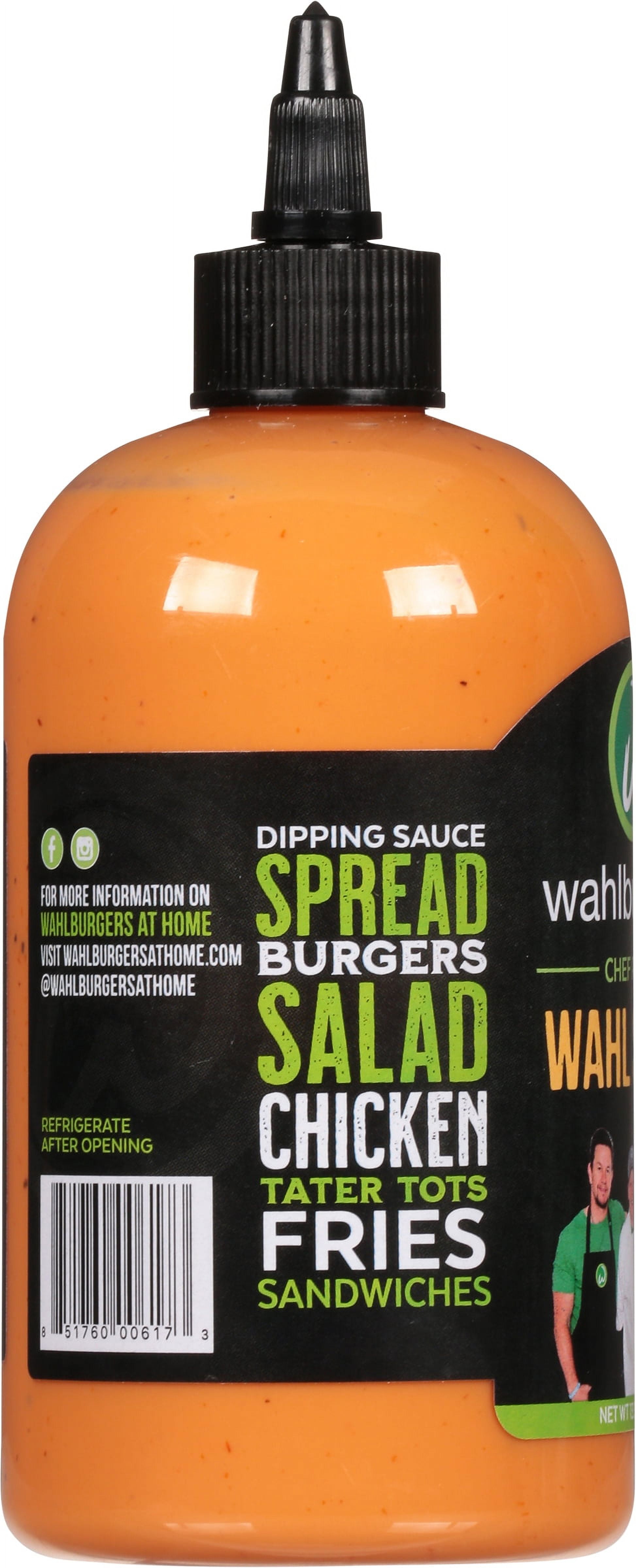 Wahlburgers Wahl Sauce, 13.5 oz, 15g Serving Size, Family Size, Squeeze Bottle