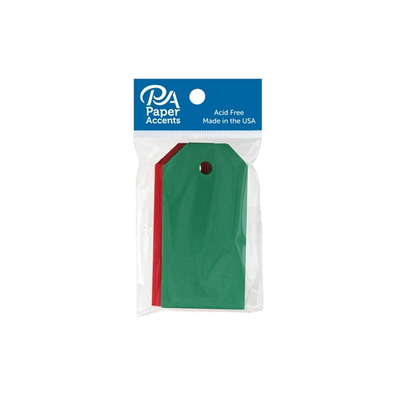 Craft Tags 1.625x3.25 25pc Christmas