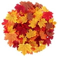 thumbnail image 1 of GOOHOCHY 800 hojas de arce artificiales para Acción de Gracias, otoño, decoración para bodas y fiestas., 1 of 7