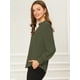 thumbnail image 4 of AllegK Dde San Patricio profesional Blusas de gade manlarcon cuello alto elegante pamujer Verde oscuro M, 4 of 6