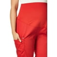 thumbnail image 3 of Wink WonderWORK Maternity Cargo Scrub Pant, Red, 3X Womens, 3 of 4