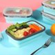 thumbnail image 4 of 4 Pcs Silicone Food Containers Lunch Storage Box Set Bento Box Bpa Free Microwave Safe Dishwasher, 4 of 5