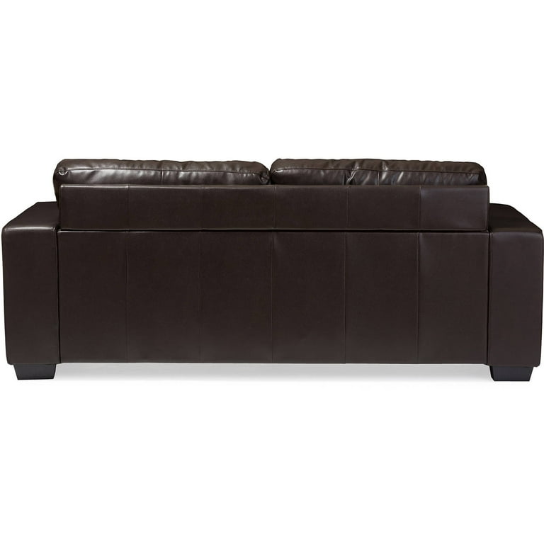 Baxton Studio Whitney Modern and Contemporary Brown Bonded Leather