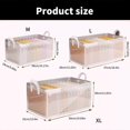 thumbnail image 3 of Waterproof Sturdy PVC Storage Box for Travel and Home Use Clear Home Storage Organizers for Small Items Daily Use XL, 3 of 5