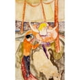 thumbnail image 3 of Demuth, Charles 16x24 Black Modern Framed Museum Art Print Titled - Equestrienne and Assistant, 3 of 5