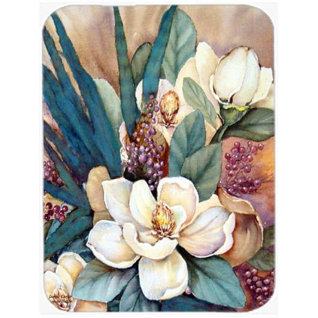 Carolines Treasures PJC1046LCB Southern Magnolias Glass Cutting Board- Large